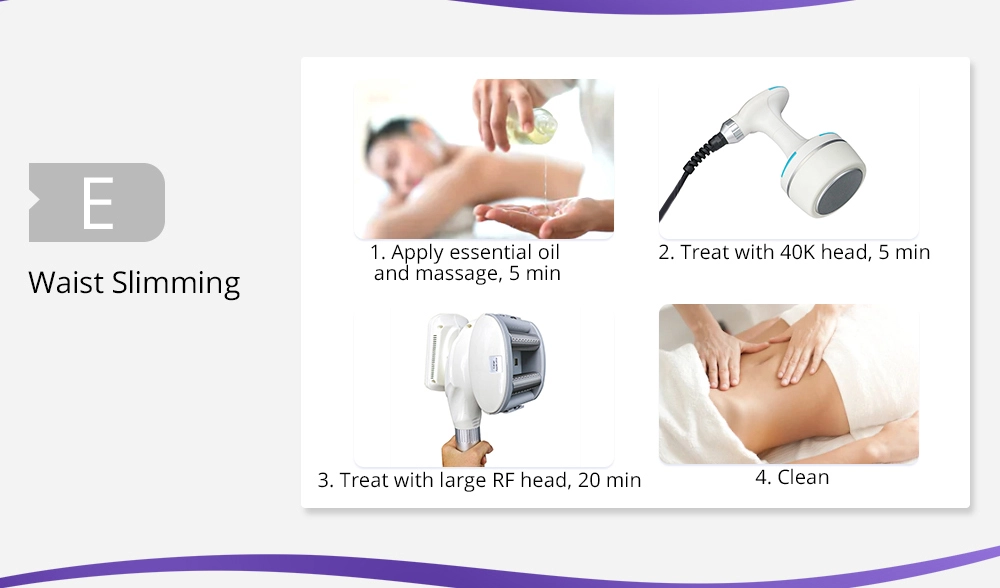 ultrasonic cavitation r-f slimming machine effects